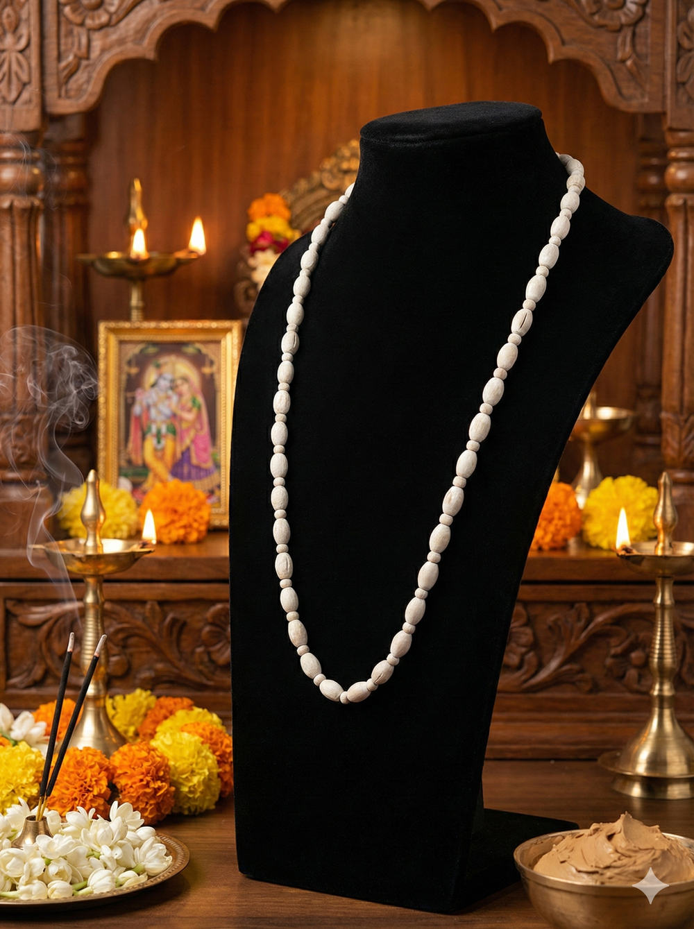 Pure Tulsi 108 Manka Jap Mala