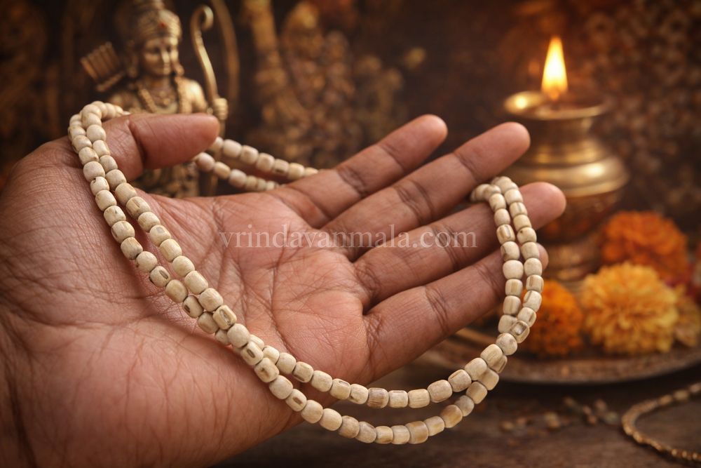 Super Premium Pure Tulsi Mala – Big Beads