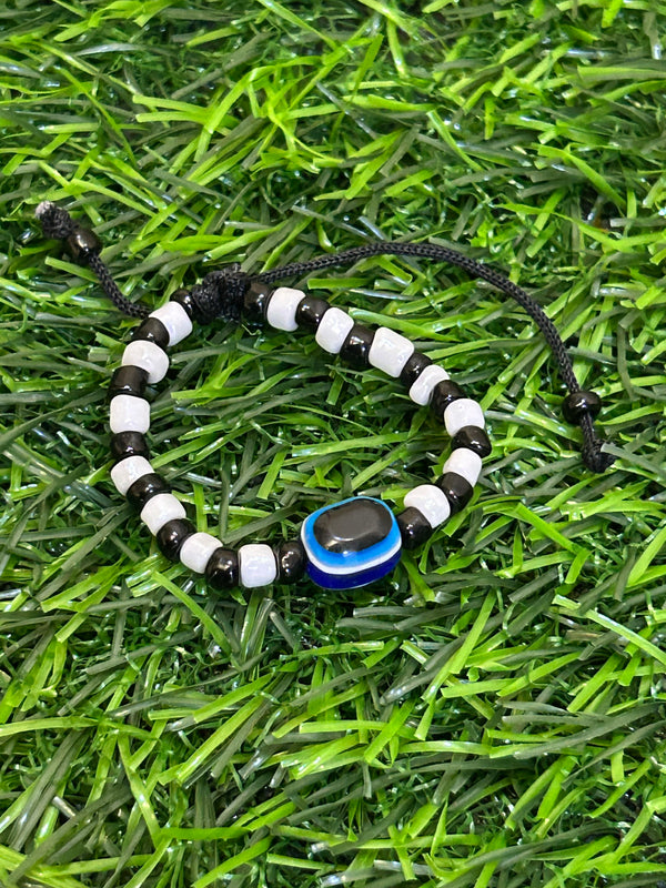 Nazar Suraksha Dual Bead Kids Bracelet