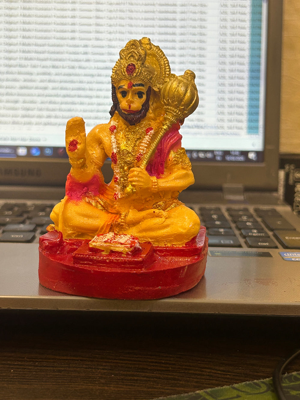 Shri Hanuman Ji Ramayan Sitting Idol