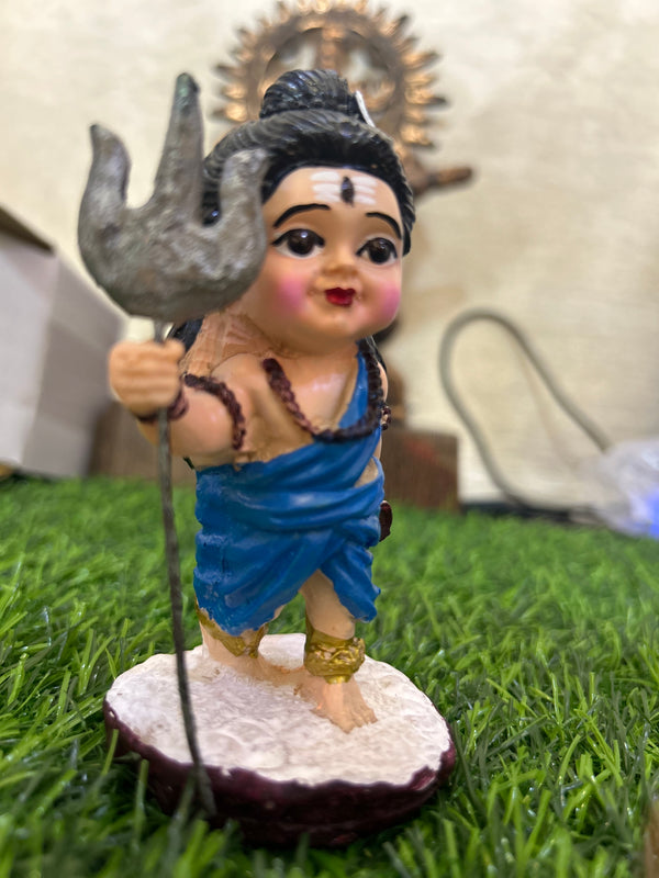 Bal Shiva Trishul Murti Cute Form